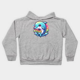 Adorable Dolphin Kids Hoodie